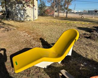Mid Century Modern Space Age Fibrella Pool Chair! What a find!