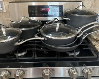 WONDERFUL CALPHALON POTS AND PANS 