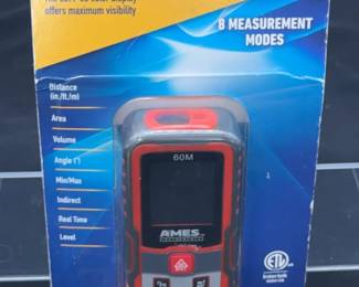 NEW AMES 200ft Laser Distance Meter * LDM-60