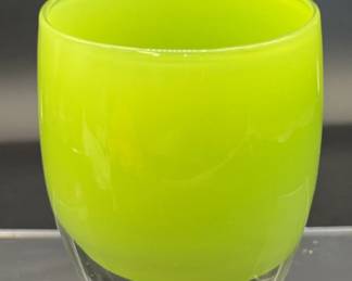 ‘Grass’ Glassy Baby * Gorgeous Lime Green!