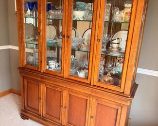 cherrywood, dining room sets China cabinets sold separately