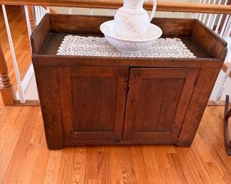 primitive wash stand