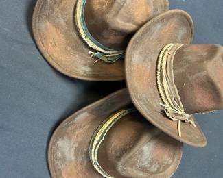 leather cowboy hats