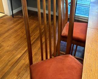 Amish Cornelius Mission Trestle Dining chairs