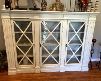 Display Cabinet: 94" H x 50.75" W x 20.38" D