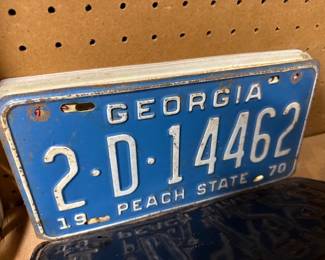 Vintage License Plate Collection