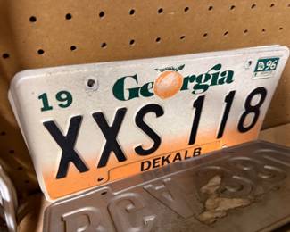 Vintage License Plate Collection