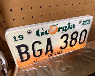 Vintage License Plate Collection