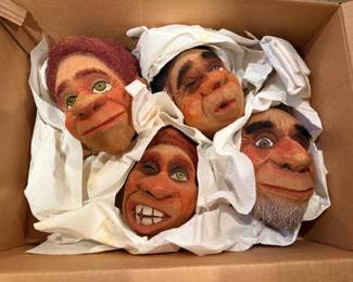 Authentic Hand Carved Coconut Faces!  