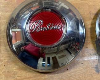 Vintage Pontiac Hubcap Collection