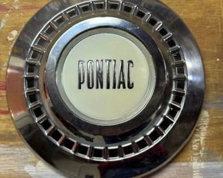 Vintage Pontiac Hubcap Collection