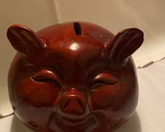 Vintage Rosewood good luck bank. 
Rare find.