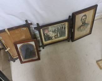 Antique framed pictures