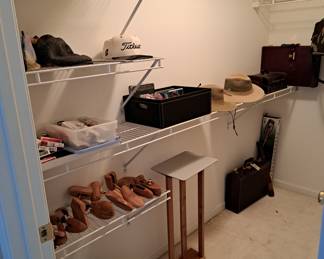 shoe lasts, men's hats, & misc.