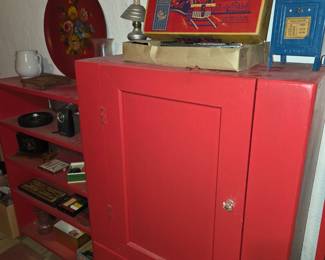 Cute red cabinet