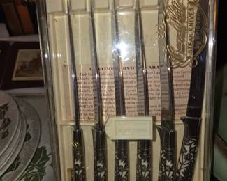Carvel Hall vintage steak knives