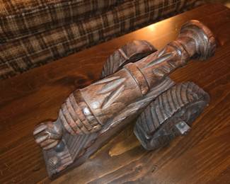 Carved cannon