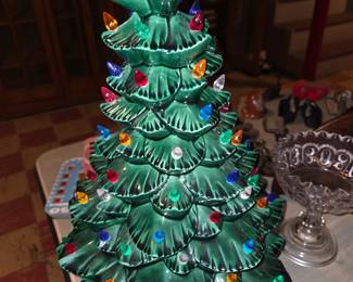 Vintage ceramic Christmas tree