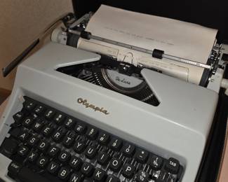 Olympia typewriter