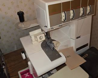 White sewing machine