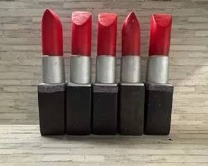 Set of 5 Oversized 3ft Lipstick Display Props Vintage Hollywood Glam Makeup Decor