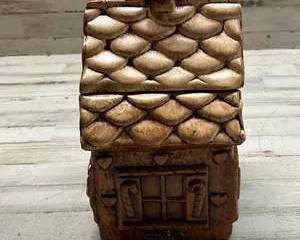 Treasure Craft Gingerbread House Cookie Jar w/ Box – Vintage Christmas USA