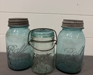 Blue jars