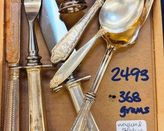 368 total grams sterling and weighted silver