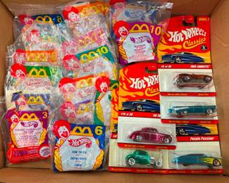 McDonalds Hot Wheels Die Cast Cars and more