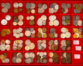 Foreign Coins Tray