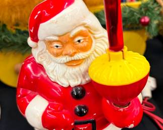 Vintage Light Up Santa