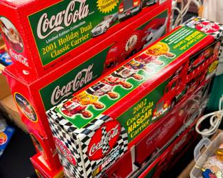Coca-Cola die cast holiday carrier
