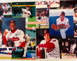 Signed Cleveland Indian's Photos
