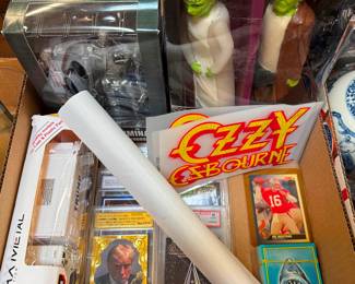 Ozzy Ozbourne, The Terminator, Donald Trump Collectibles