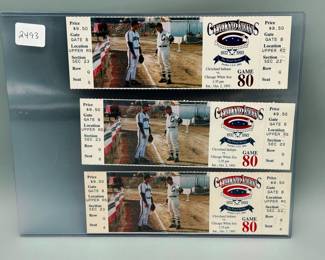 Cleveland Indians Game 80 Ticket Stubs