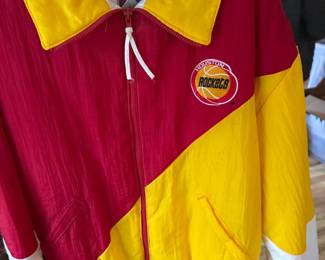 HAKEEM OLAJUWON SIGNED ROCKETS JACKET