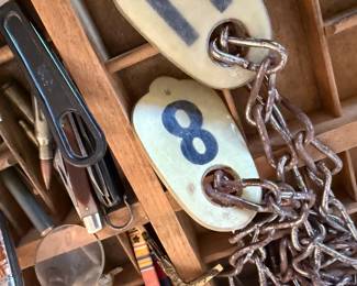 VINTAGE COW TAGS
