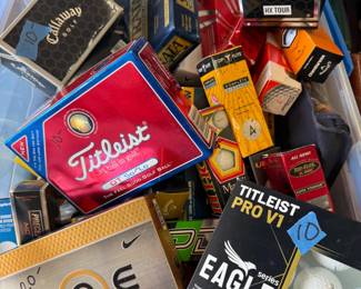 FOREEEEEE!!!! TONS & TONS OF GOLF BALLS / STICKS / EQUIPMENT / BOOKS / JUST EVERYTHING U CAN IMAGINE