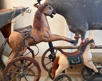 VINTAGE WOOD HORSES