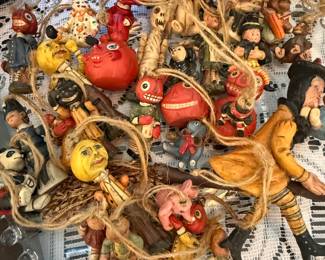 VINTAGE HALLOWEEN POLIWOGG ITSY BITSY ORNAMENTS