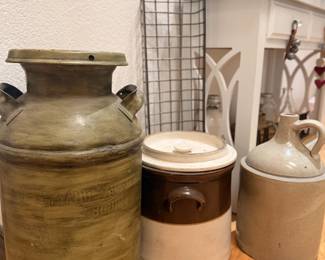 ANTIQUE MILK JUGS