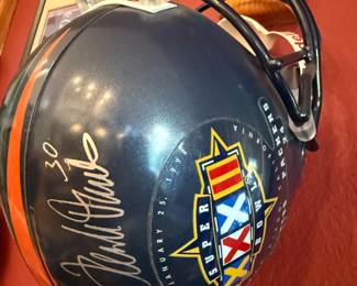 SIGNED SUPER BOWL HELMETS