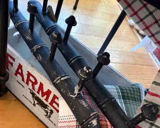 VINTAGE WOOD WALL RACKS