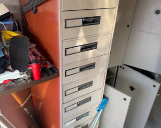 MCM METAL FILE CABINET - SO COOL