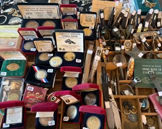 LOTS OF SPORTS COIN MEM.