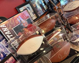SIGNED NFL BALLS