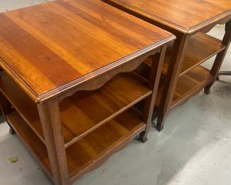 ETHAN ALLEN PAIR OF END TABLES