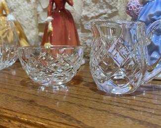 WATERFORD SMALL CREAM AND SUGAR