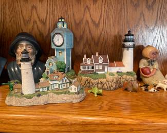 SEVERAL SIGNED LIGHTHOUSE COLLECTIBLES
