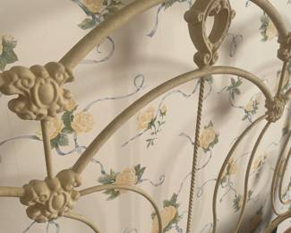 WROUGHT IRON FULL BED
